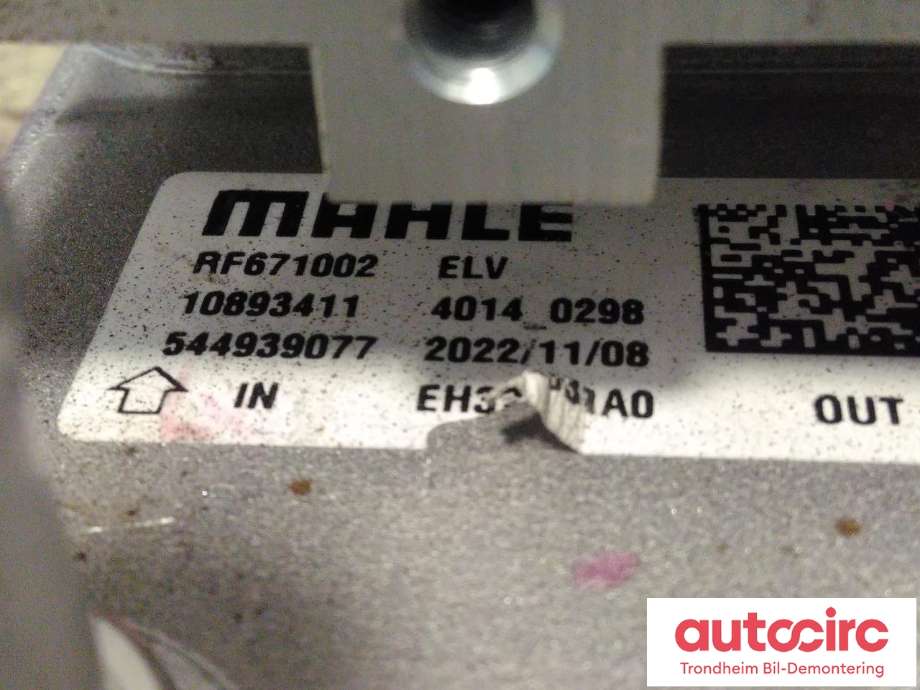 Ventil vann til MG MG4 2022-->>  (MAHLE|10893411|RF671002|544939077)