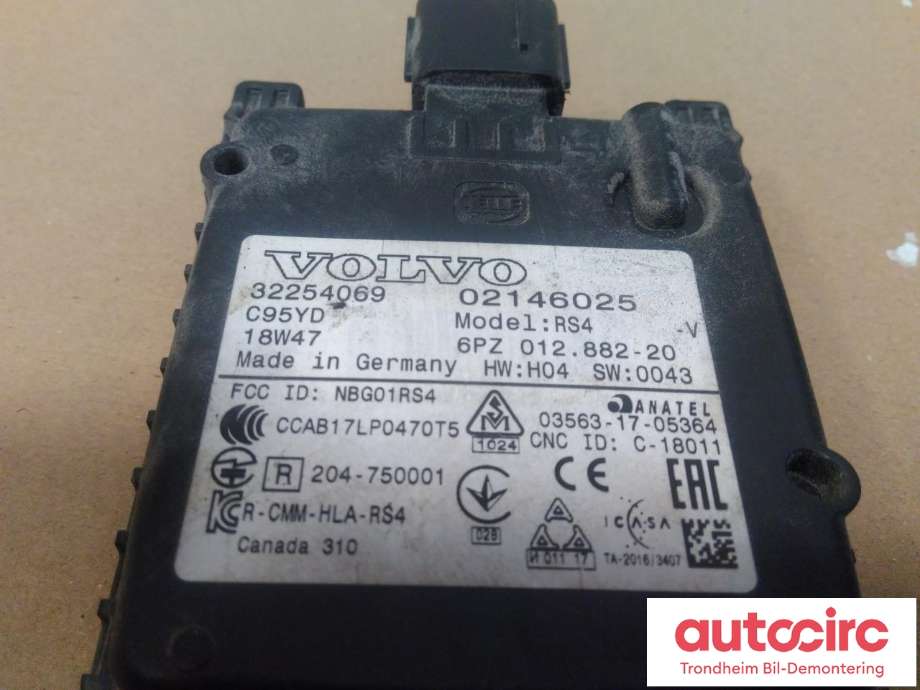 Sensor blindsone til Volvo V60 / V60 CC 2018-->> (Type II)  (ANATEL|32286570|32254069|)