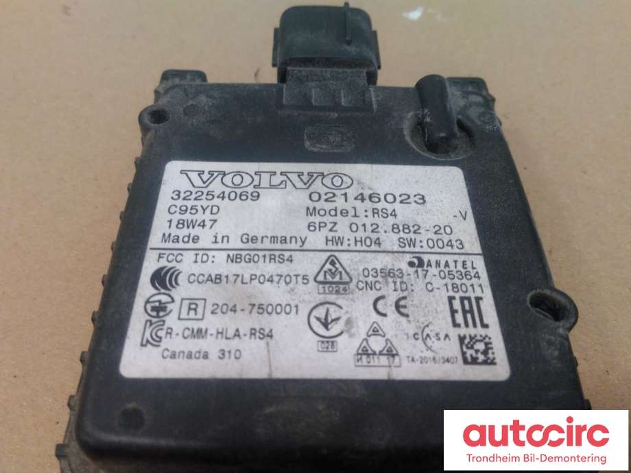Sensor blindsone til Volvo V60 / V60 CC 2018-->> (Type II)  (ANATEL|32286570|32254069|)