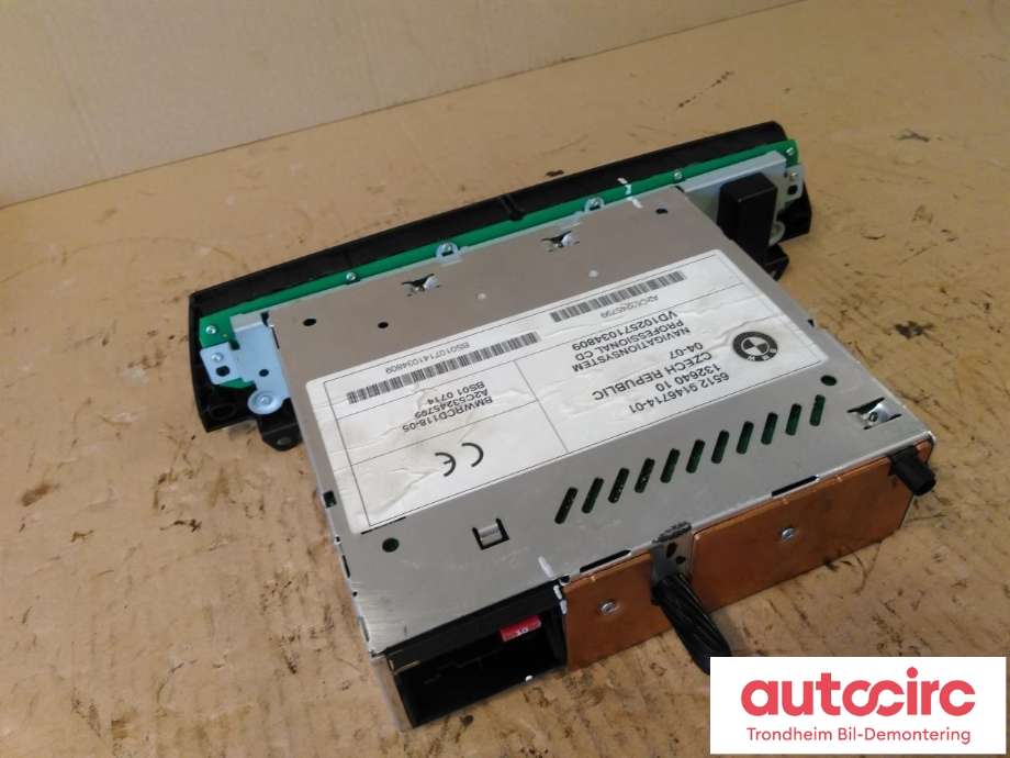 Bilstereo navigasjon spiller til BMW X3 2007-2010 (Fase 2) (E83) (E83) (..|9146714|65129136410|65 12 9 136 410| A2C53245799)