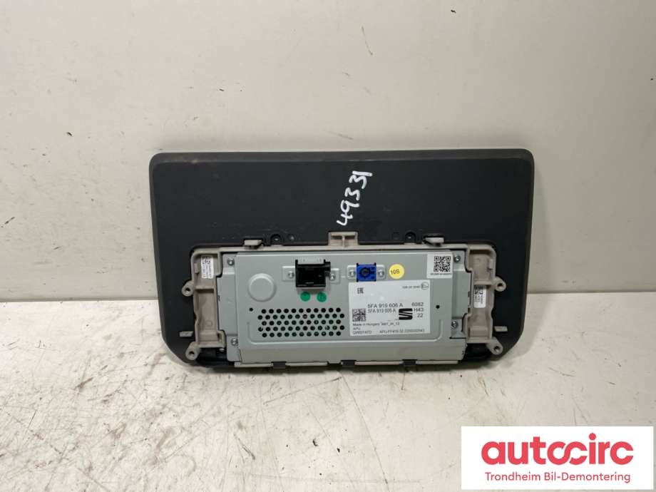 Multimedia display (MCU - Media Controller Unit) til Cupra Born 2022-->>  (5FA919606A|)