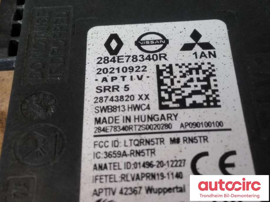 Sensor blindsone til Mercedes Citan 2021-->> (W420) (W420) (ANATEL|A4209004103|A 420 900 41 03|284E78340R)