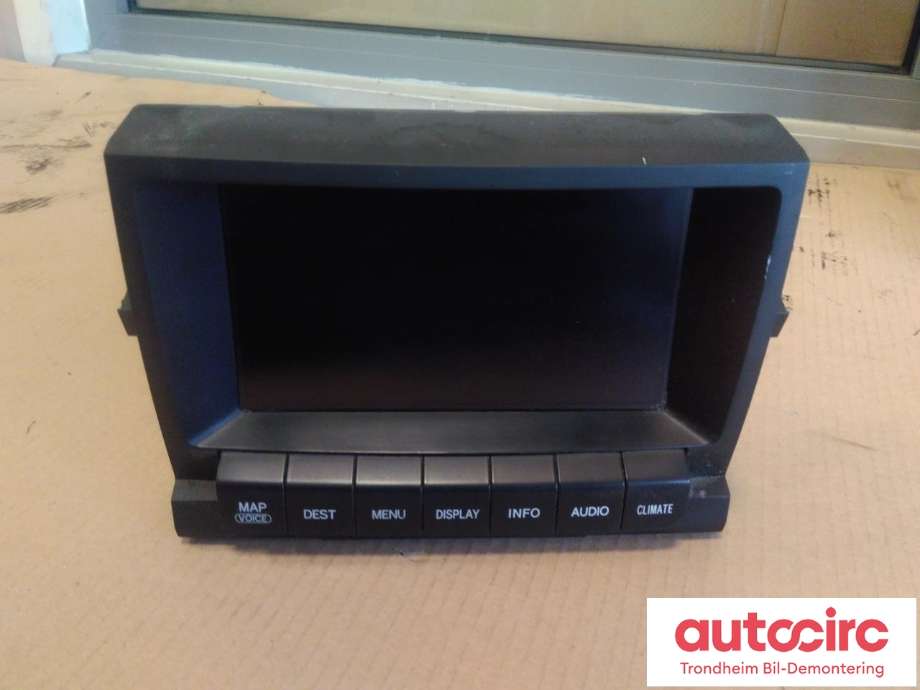 Bilstereo navigasjon skjerm til Toyota Land Cruiser 120, 2002-2009  (DENSO|8611160100)