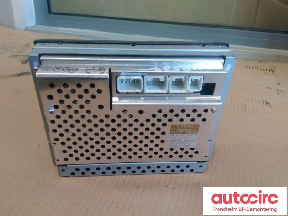 Bilstereo navigasjon skjerm til Toyota Land Cruiser 120 2002-2009 (DENSO|8611160100|4622000822|)