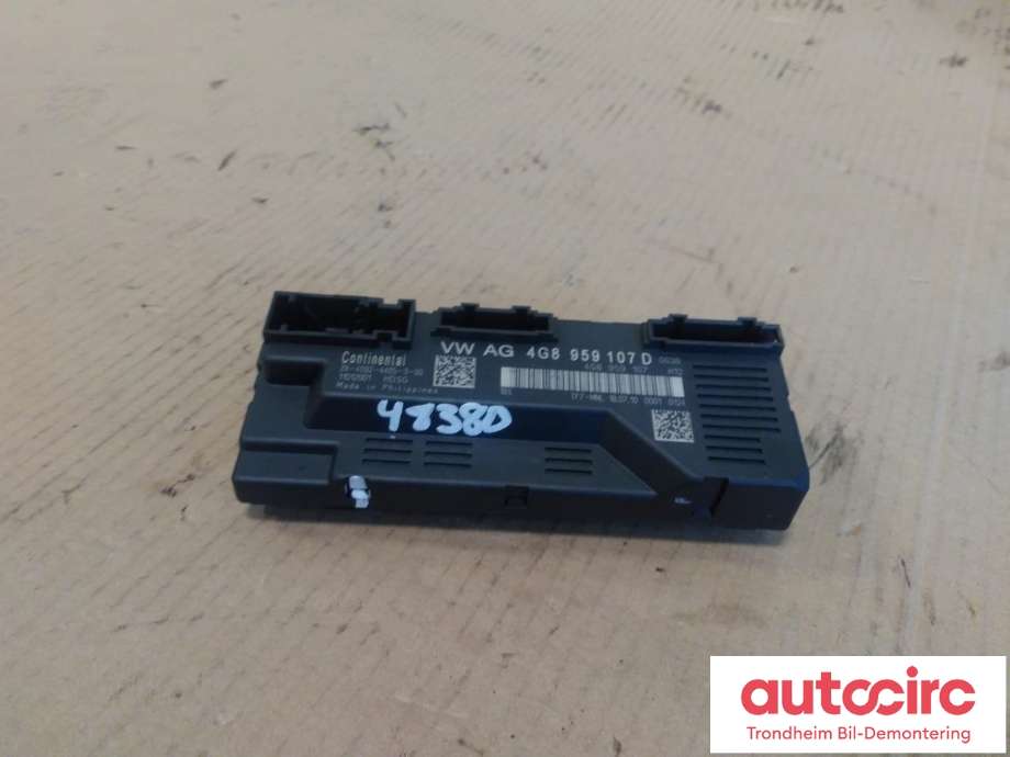 Styreenhet elektrisk bakluke til Audi A7 2010-2014 (Type I, Fase 1) (CONTINENTAL|4G8959107D|28-4092-4405-3-00|4G8959107)