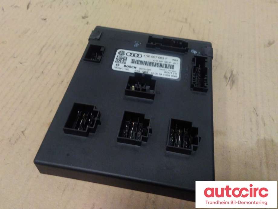 Styreenhet comfort (BCM) til Audi A7 2010-2014 (Type I, Fase 1)  (BOSCH|4H0907063F|4H0907063CG|)