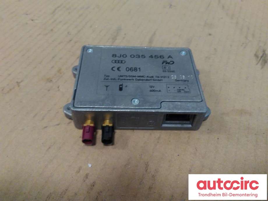 Antenne forsterker til Audi A7 2010-2014 (Type I, Fase 1) (...|8J0035456A|)