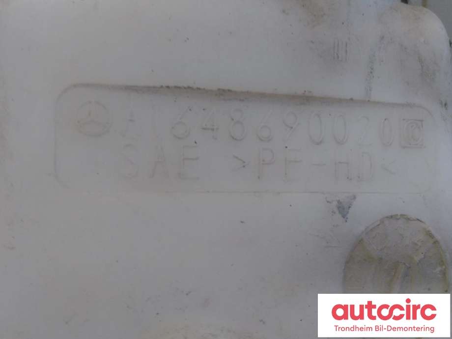 Spylertank foran til Mercedes GL 2006-2012 (X164) (X164) (MERCEDES-BENZ|A1648690020|A1648601060|)