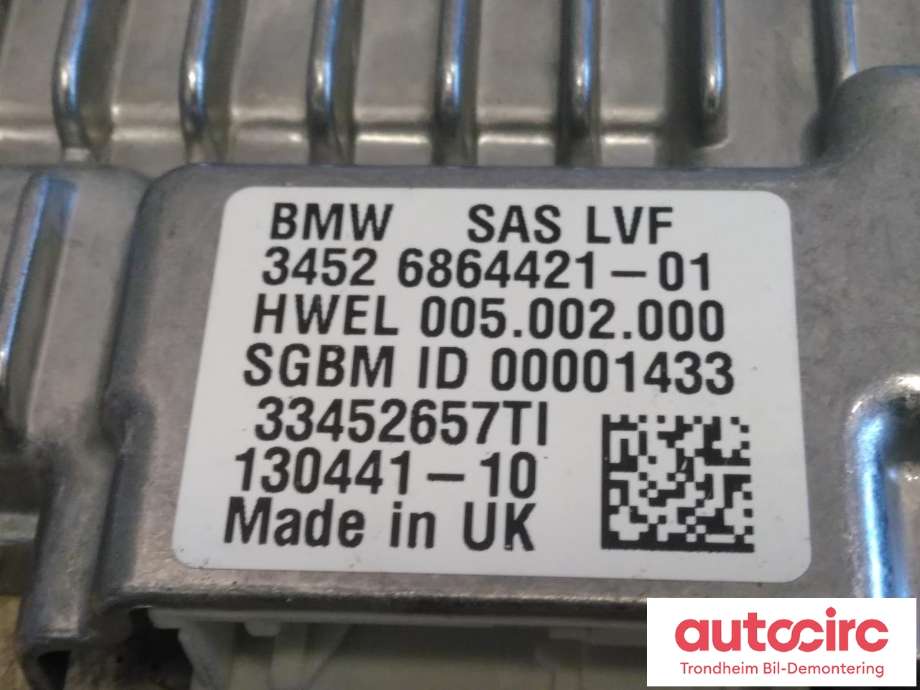 Sensor rattvinkel til BMW 2-Serie, Active/Gran Tourer 2014-->> (F45/F46) (F45/F46) (BMW|8684421|9500079|34509505275)