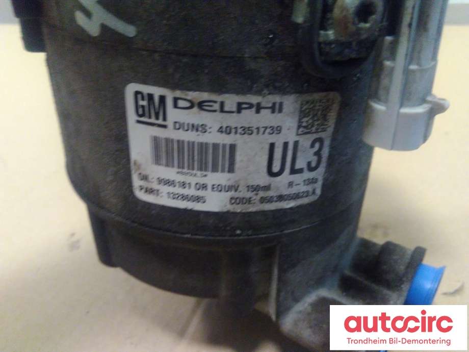 Aircondition kompressor til Opel Zafira B 2005-2011  (DELPHI|13286085|13124750|95517233)