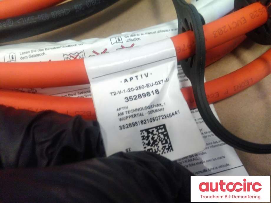 Batterilader kabel til Opel Mokka E 2020-->> (Type II) (NØDLADER|35289818|9844468880|9844469480)