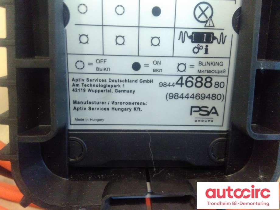Batterilader kabel til Opel Mokka E 2020-->> (Type II) (NØDLADER|35289818|9844468880|9844469480)