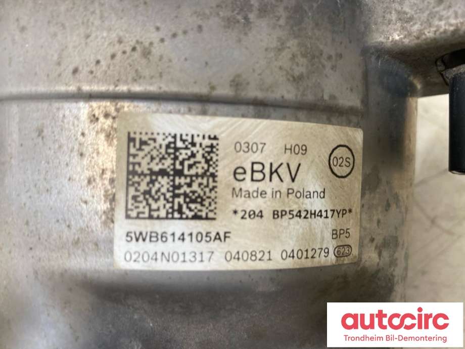 Bremsekraft-forsterker til VW Golf VIII 2020-->> (..|5WB614105AF|5WB614105AK|)