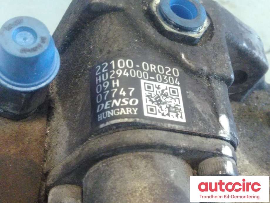 Dieselpumpe til Toyota Avensis 2003-2008 (Type II)  (DENSO|22100-0R020|221000R020|HU294000-0304)
