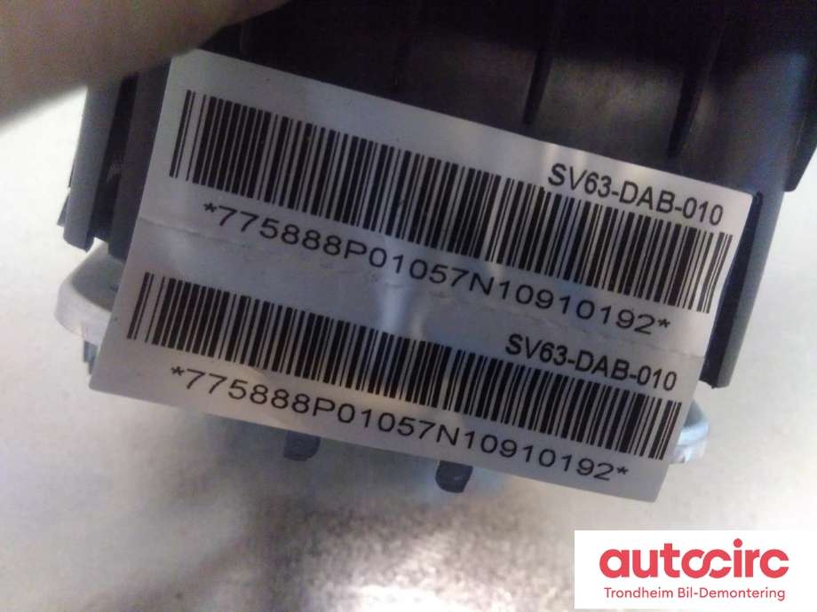 Airbag rattpute til Maxus e-Deliver 9 2020-->>  (SV63-DAB-010|)