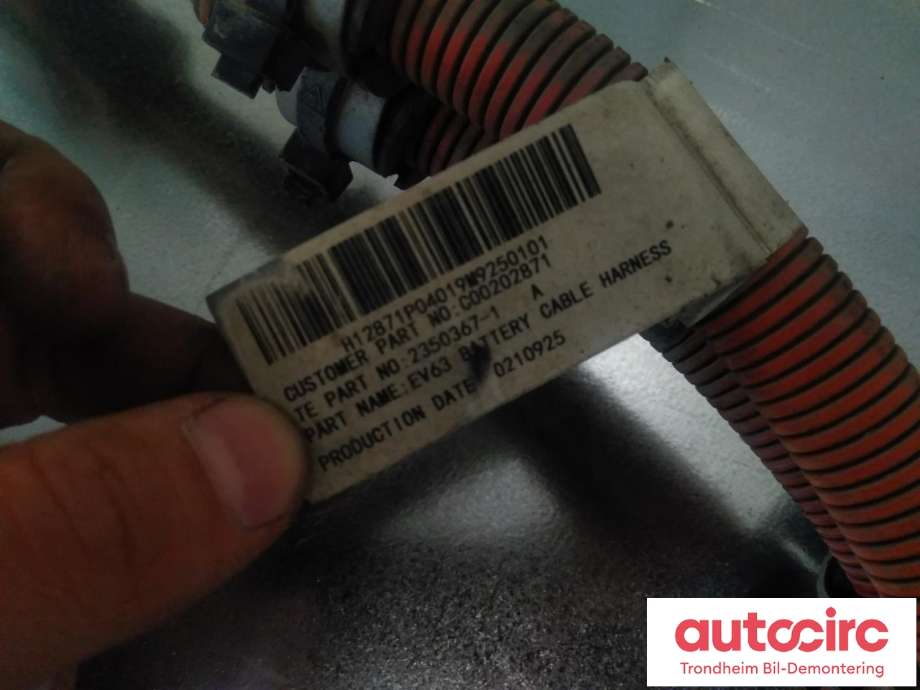 Kabel høy volt (HV) elbil til Maxus e-Deliver 9 2020-->>  (C00202871|)
