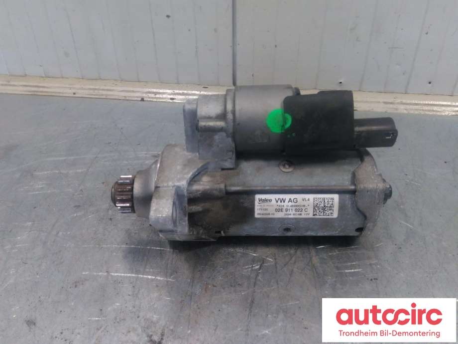 Starter diesel til VW T-Roc 2017-->>  (VALEO|02E911022C|RSW20R-10|)