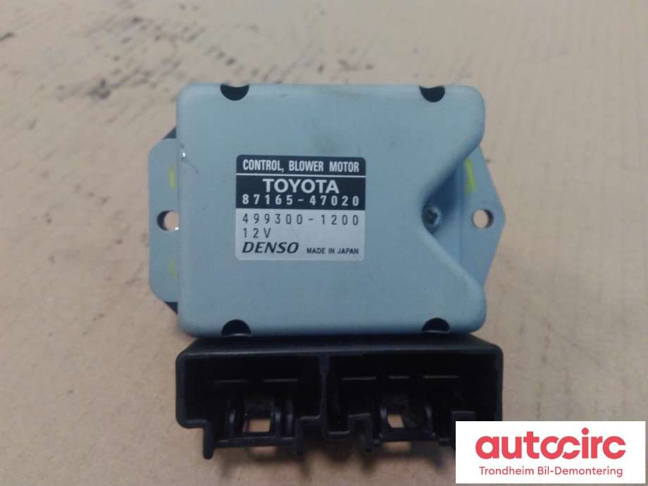 Varmeapparat motstand til Toyota Prius 2004-2009 (Type II) (COMBI) (COMBI) (DENSO|8716547020|4993001200|)