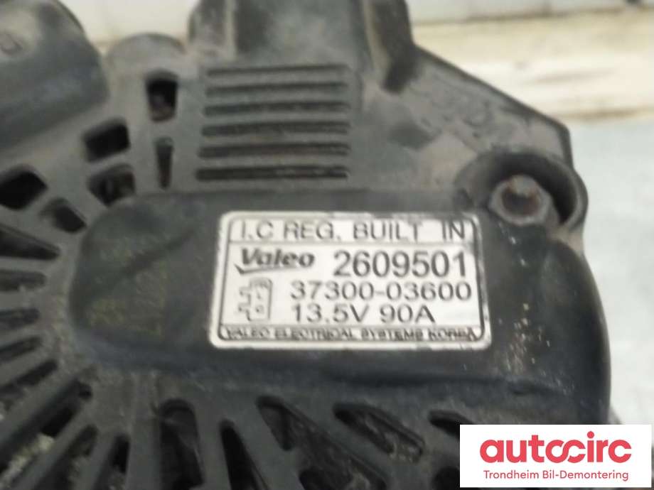 Dynamo til Kia Rio 2011-2017 Type III  (..|3730003600|37300 03600|)