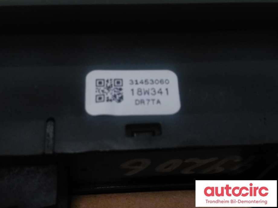 Bryter diverse til Volvo V60 / V60 CC 2018-->> (Type II)  (HENGERKULE OG BAKSETE|31453060|)