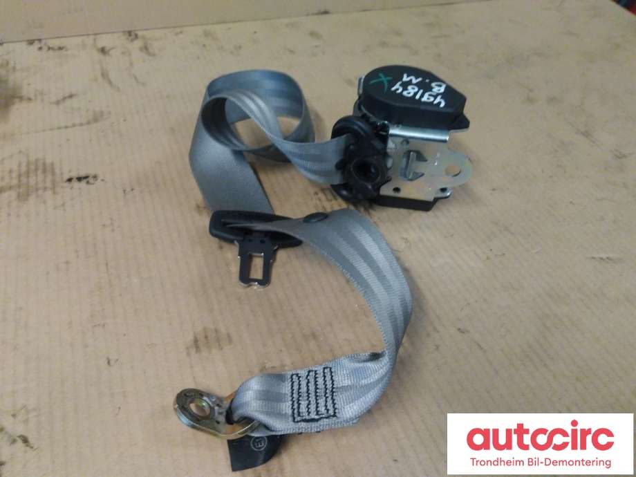 Sikkerhetsbelte bak midtre til Audi A6, Allroad, 2006-2008 (Type II, Fase 1) (C6) (C6) (..|4F0857807K)