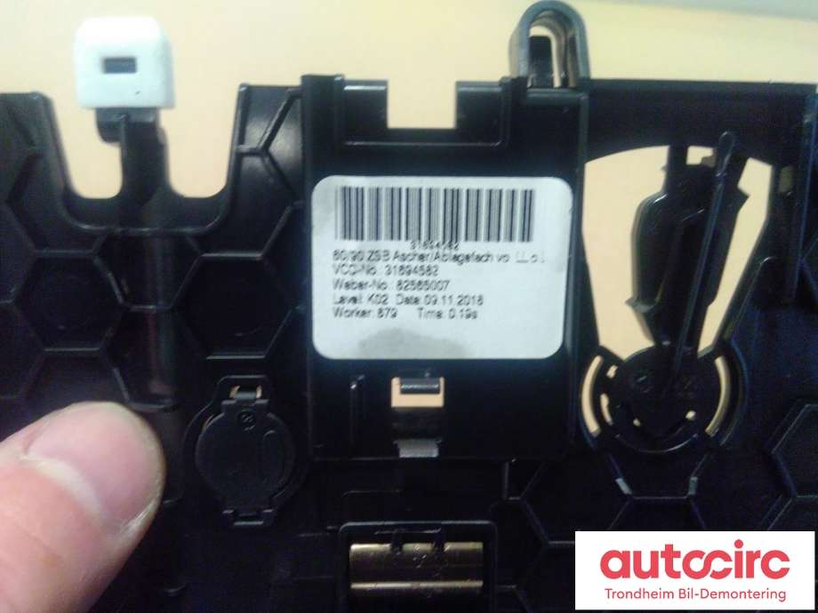 Dashbord myntrom til Volvo V60 / V60 CC 2018-->> (Type II)  (R-DESIGN|31694582|31403356|32260735)