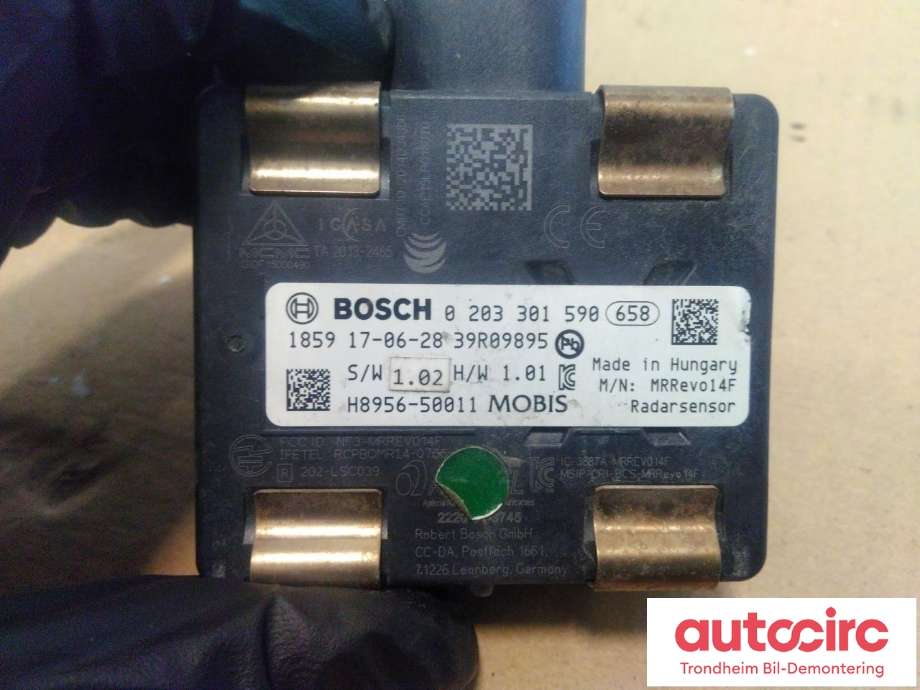 Sensor radar til Kia Stonic 2017-->> (BOSCH|0203301590|95650H8000|)