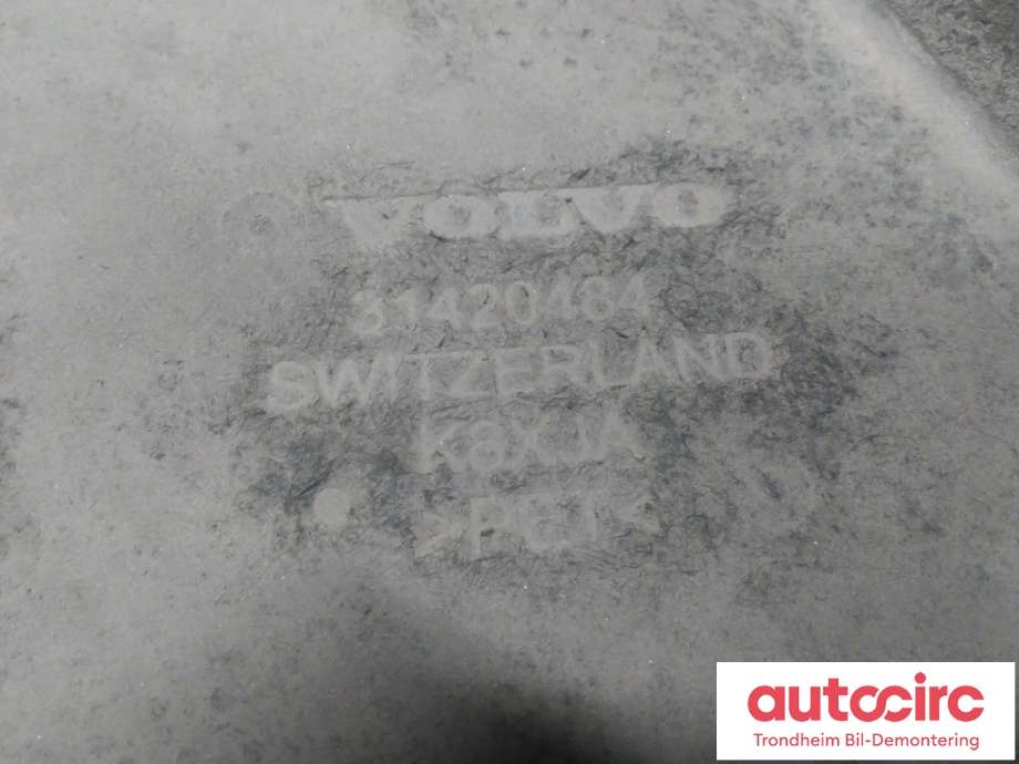 Motorplate under motor til Volvo V60 / V60 CC 2018-->> (Type II)  (VOLVO|31420484|)