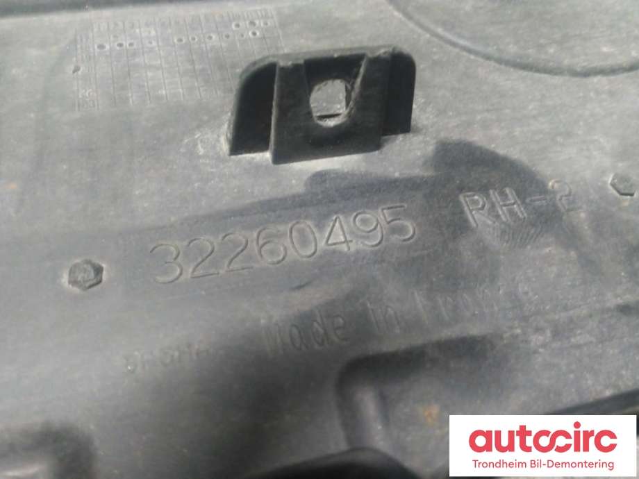 Motorplate under motor til Volvo V60 / V60 CC 2018-->> (Type II)  (VOLVO|32260495|)