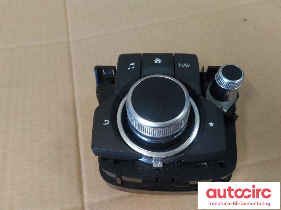 Bilstereo navigasjon betjeningspanel til Mazda CX-5, 2017-->> (Type II) (..|KN3L-66-CM0)