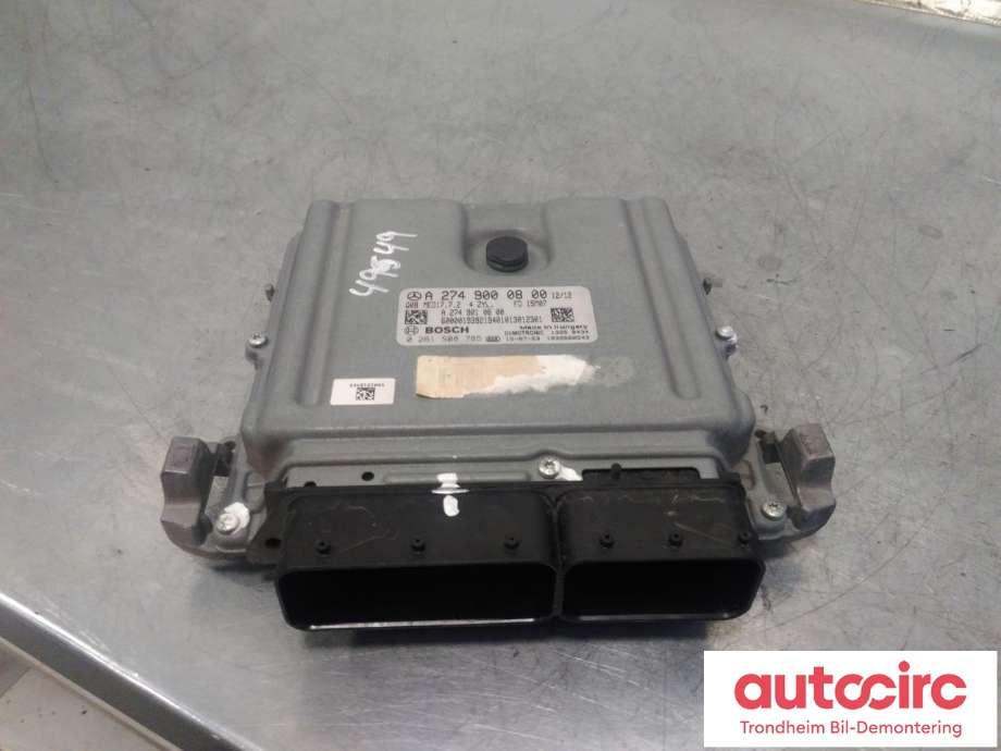 Styreenhet motor til Mercedes C-Klasse 2014-2018 (Fase 1) (W205) (W205) (BOSCH|A2749000800|0261S08785|A2749002900)
