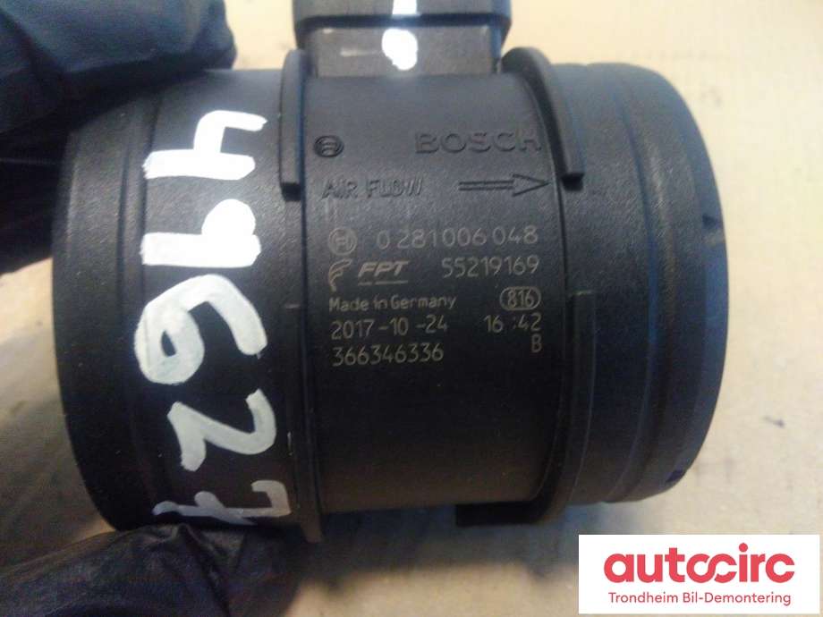 Luftmengde/luftmassemåler til Iveco Daily 2006-2011 (Type IV)  (BOSCH|55219169|0281006048|504136035| 69503670)