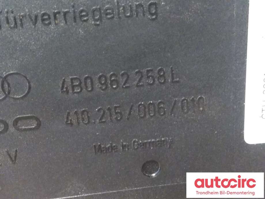 Styreenhet sentrallås til Audi A6 2001-2004 (Type II, Fase 2) (C5) (C5) (VDO|4B0962258L|4B0 962 258 L|410.215)