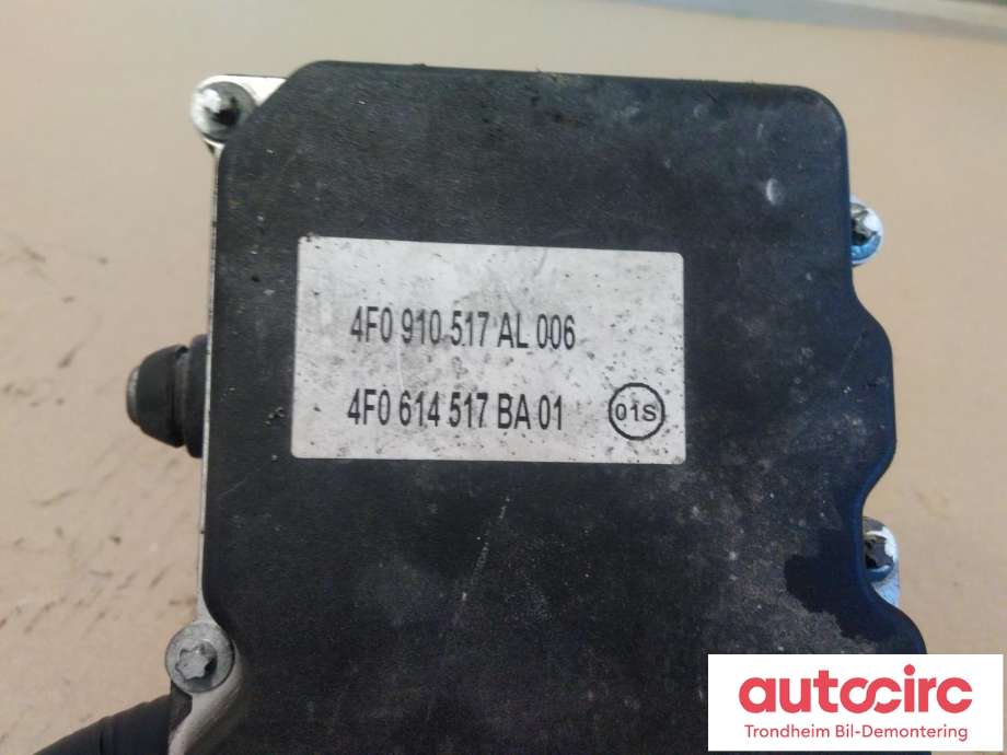 ABS sentral til Audi A6 2008-2011 (Type III, Fase 2) (C6) (C6) (BOSCH|4F0614517BC|4F0614517BA|4F0910517AL| 0265950857)