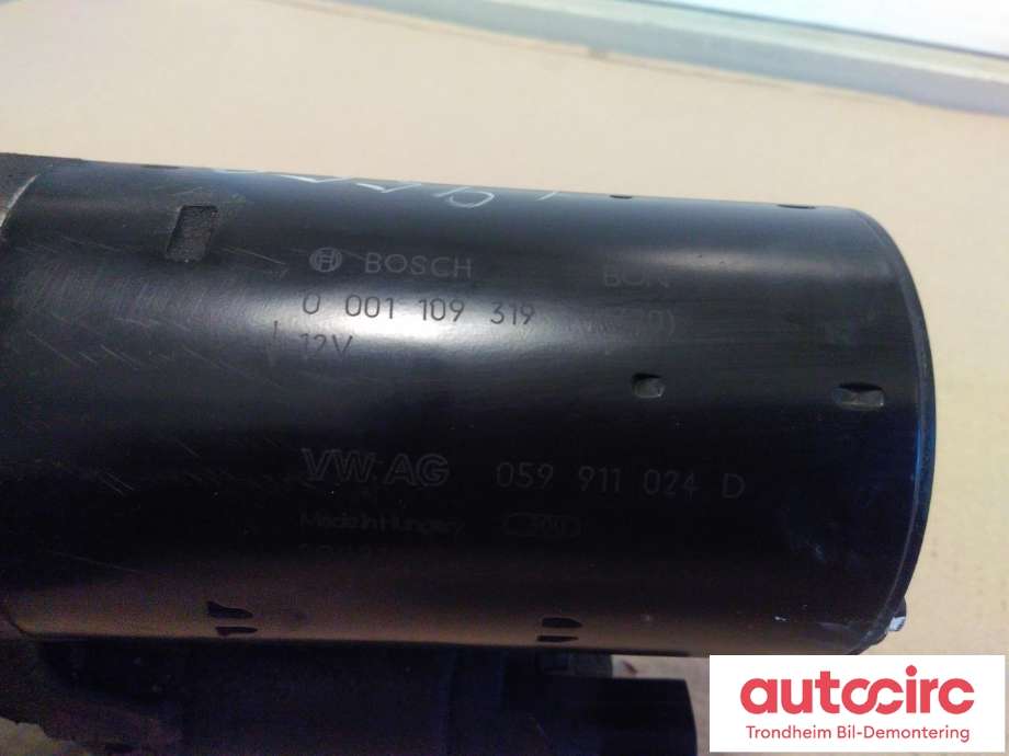 Starter diesel til Audi A6 2008-2011 (Type III, Fase 2) (C6) (C6) (..|059911024D|059911024DX|0001109319)