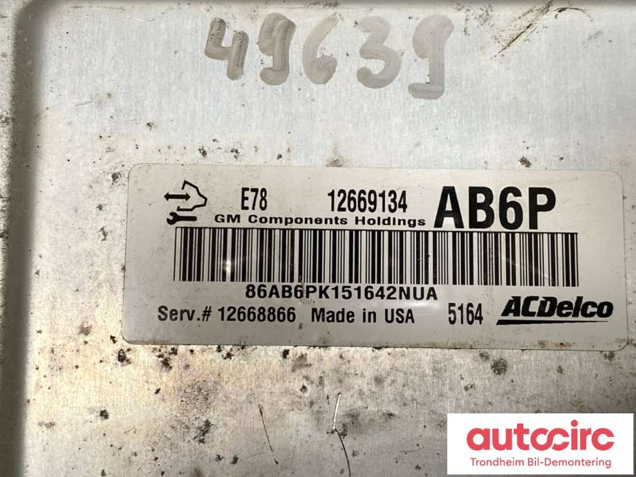 Styreenhet motor til Opel Corsa E 2015-2019  (..|12668866|12692200|)