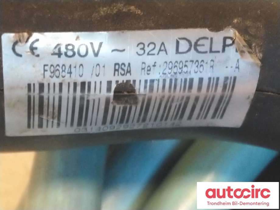 Batterilader kabel til Renault Zoe 2013-2019 (Fase 1)  (HURTIGLADER|296957361R|8201415224|F968410)