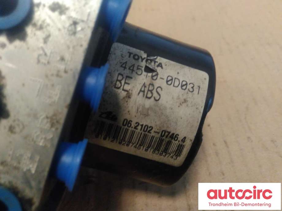 ABS sentral til Toyota Yaris 2006-2009 (Type II, Fase 1)  (ATE|44050-0D031|89541-0D040|440500D031| 06.2102-0746.4| 06.2109-0746.3)