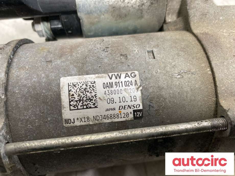 Starter til VW Polo 2017-2021 (Type VI, Fase 1)  (DENSO|0AM911024A|0AM911024AX|)