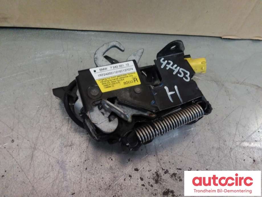 Panserlås til BMW 2-Serie, Active/Gran Tourer 2014-->> (F45/F46) (F45/F46) (HØYRE|7242551|51237242551|)