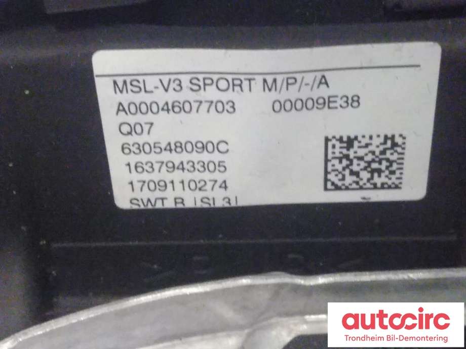 Ratt til Mercedes E-Klasse 2016-2023 (W213) (W213) (..|A0004607703|)