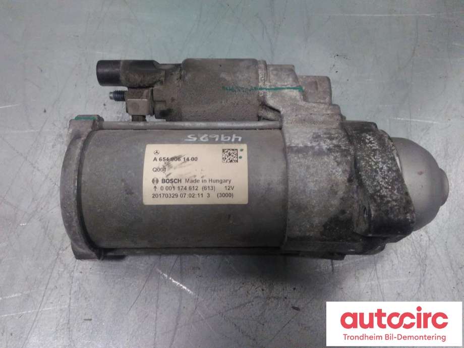 Starter diesel til Mercedes E-Klasse 2016-2023 (W213) (W213) (BOSCH|A6549061400|A6549061600|0001174612)