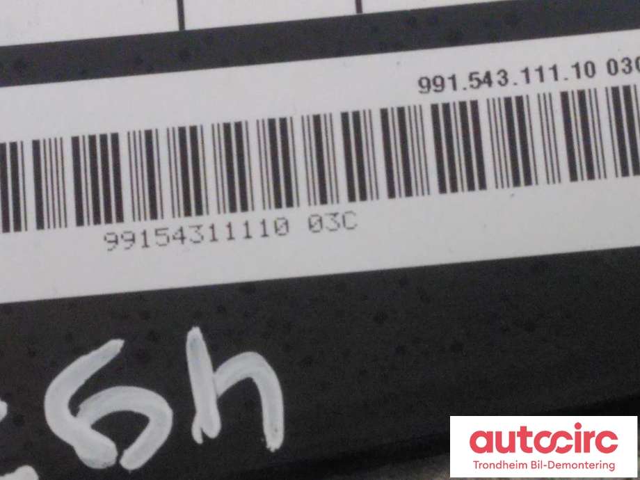 Siderute venstre bak til Porsche 911 2012-2019 (991) (991) (..|99154311103|9915431110303C|9915431111003C| 991 543 111 03 03C| 991 543 111 10 03C| 991 543 111 03)