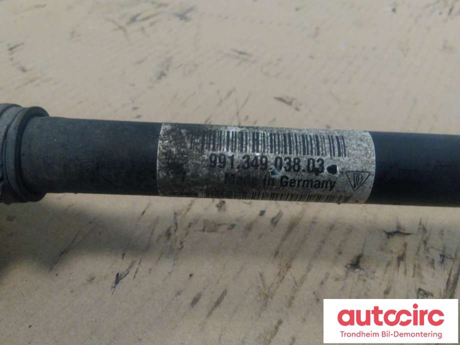 Drivaksel høyre foran, bensin/automat til Porsche 911 2012-2019 (991) (991) (...|99134903803|9P1407271B|)