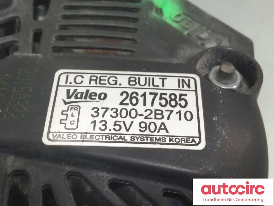 Dynamo til Hyundai Ix20 2010-2017  (VALEO|373002B710|37300 2B710|)