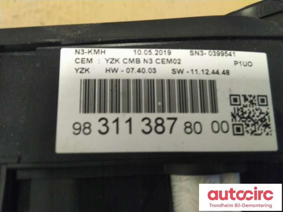 Instrumentpanel til Opel Grandland X 2017-->>  (..|983113878000|)