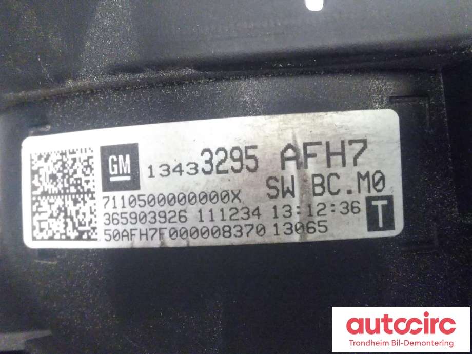 Instrumentpanel til Opel Adam 2013-2016  (..|13433295|39004994|)