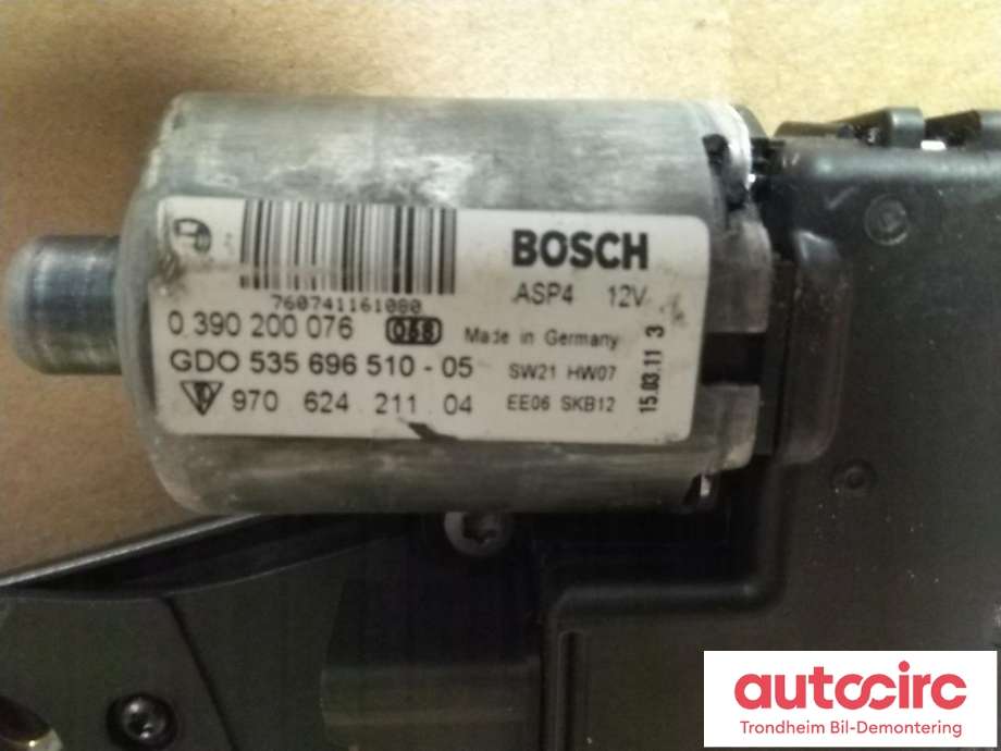 Takluke til Porsche Panamera 2009-2017 (Type I) (970) (970) (BOSCH|97056408100|97056408102|)