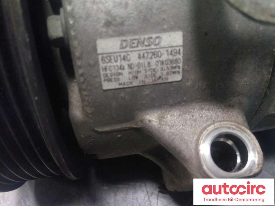 Aircondition kompressor til Toyota Corolla 2007-2013 (DENSO|88310-1A660|883101A660|447260-1494)