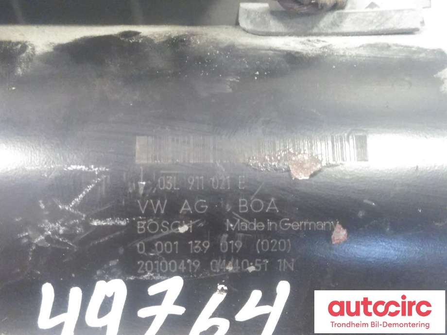 Starter diesel til Audi A4, Allroad 2009-2016 (Type I) (B8) (B8) (..|03L911021E|03L911021G|0001139019)